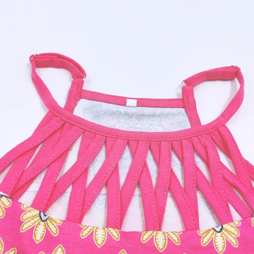 Vista 3 de BIRW - Vestidos de verano para mujer, de cuello tipo halter con huecos y hombros descubiertos, acampanados, casuales y florales, para vacaciones