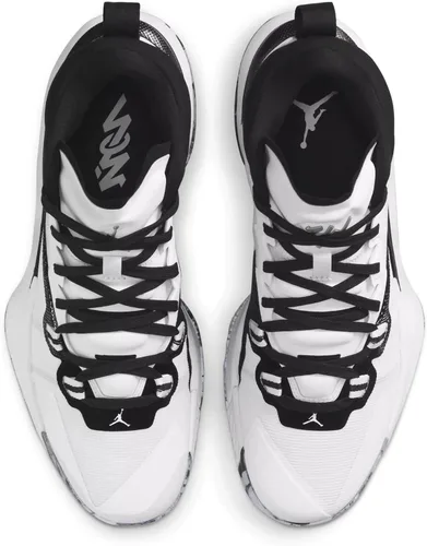 Vista 5 de Nike Jordan Zion 1 - Tenis de baloncesto para hombre, FossilMidnight Navy-white