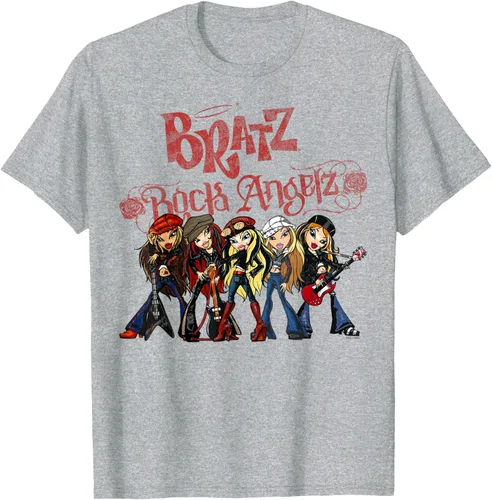 Vista 32 de Bratz Camiseta Rock Angelz Group Shot Negro