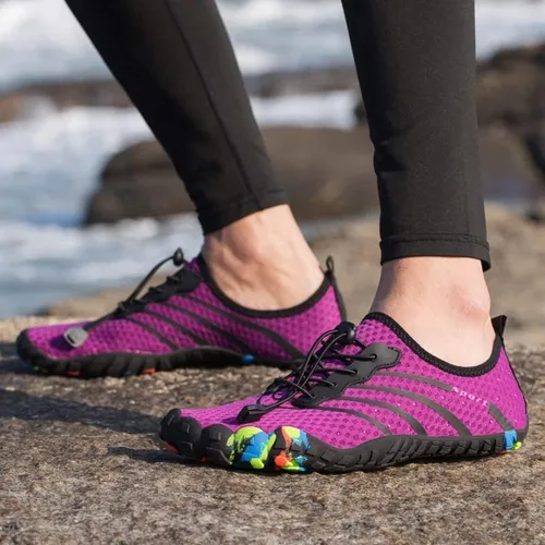 Vista 4 de New Men's and Women's Beach Shoes Quick-Drying Shoe Couple's Outdoor Swimming Five-Finger Shoes Wading Upstream Shoes Snorkeling Water Skiing Shoes