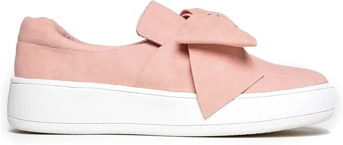 Vista 2 de J. Adams - Tenis de plataforma sin cordones con diseño de moño, cómodos y de punta cerrada - Wally