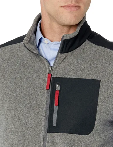Vista 3 de Tienda Essentials Men's Full-Zip Polar Fleece Vest (Available in Big & Tall)