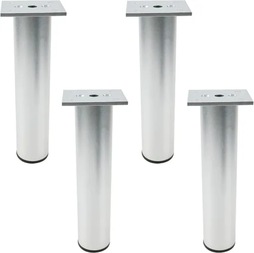 Vista 9 de Bitray Patas para muebles de 4 pulgadas de longitud ajustable mesa de escritorio pie negro - 4 piezas