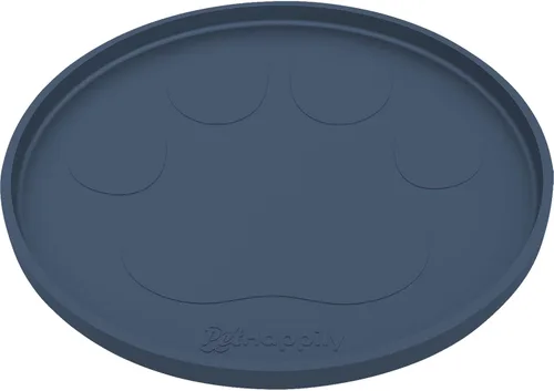 Vista 48 de Tapete grande de silicona para cuencos de comida y agua, bordes elevados para evitar derrames, impermeable, protege el suelo, fácil de limpiar