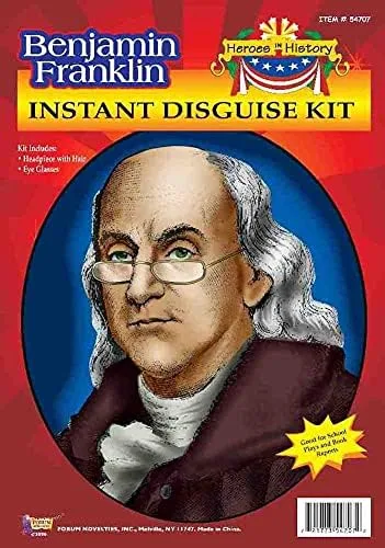 Vista 2 de Ben Franklin disfraz Kit