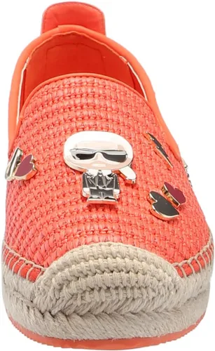 Vista 2 de Karl Lagerfeld Sandalias Michaela sin cordones para mujer Albaricoque