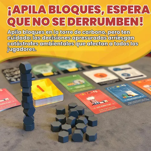 Vista 5 de Power Failure: A Strategy Card Game About Power Plants and Energy Generation - Juego de mesa científico sobre combustibles nucleares, renovables