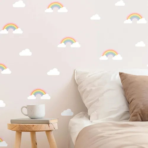 Vista 20 de Teddylabels - Mariposas azules - Pegatinas de pared fáciles de aplicar y extraíbles: transforma el dormitorio de tus niños pequeños con una