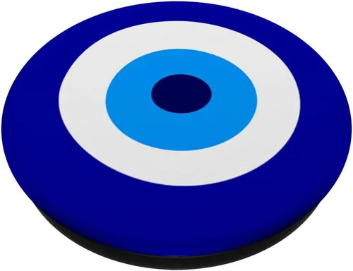 Vista 2 de Amuleto contra el mal de ojo, encanto, nazar, griego Matías, Talismán PopSockets adhesivo PopGrip