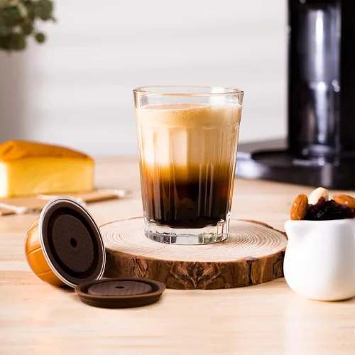 Vista 6 de Cápsulas Vertuo reutilizables 2 unidades + cápsulas Vertuoline recargables vacías - 80+150+7.8 fl oz cada 3 piezas para máquina de café Vertuoline