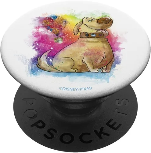 Vista 6 de Disney Pixar Up Dug - PopSockets de acuarela MagSafe PopGrip para iPhone