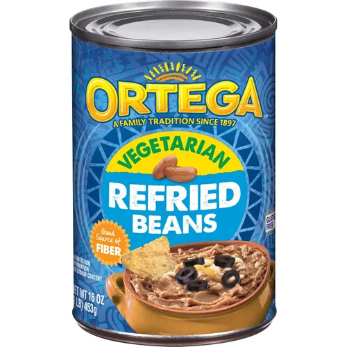 Vista 11 de Ortega Frijoles refritos, sin grasa, 16 onzas (paquete de 12)