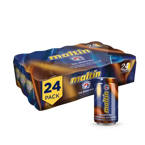 Vista 8 de Maltin Polar - Bebida de malta sin alcohol - Bebida natural de azúcar de caña (paquete de 6)