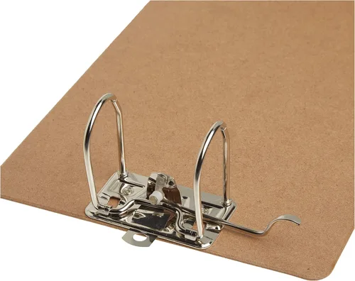 Vista 4 de Officemate Portapapeles de madera reciclada, clip de palanca de arco, paquete de 1 portapapeles, tamaño carta (9 x 15.5 pulgadas), marrón (83120)