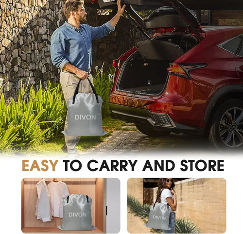 Vista 9 de DIVON Colchón de Aire Twin con Bomba Incorporada Elevado, Colchón Inflable de 18" con Diseño de Ondas, Se Infla en 2 Minutos, Colchón de Aire