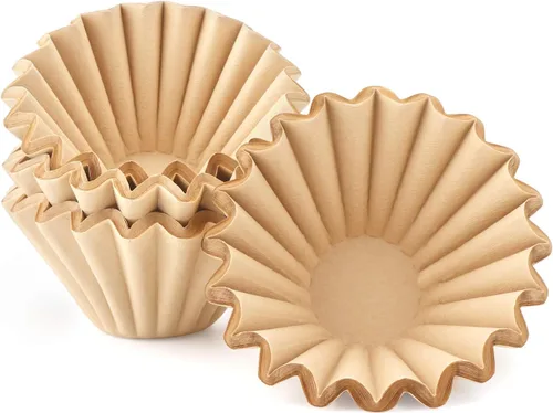 Vista 12 de EUSOAR Filtros de café sin blanquear de 1 a 2 tazas, paquete de 50 filtros de café desechables de papel marrón natural, para cafeteras de vertido