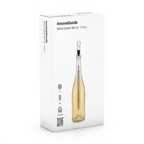 Vista 9 de Set de Accesorios para Vino Chillour InnovaGoods 7 Piezas
