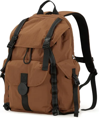 Vista 10 de Mochila de viaje mixi, mochila de cabina, mochila para laptop, aprobada para vuelos, mochila ligera para senderismo, mochila de negocios al aire