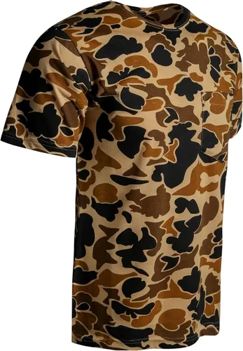 Vista 18 de King's Camo Camiseta de caza de manga corta de algodón Desierto sombra