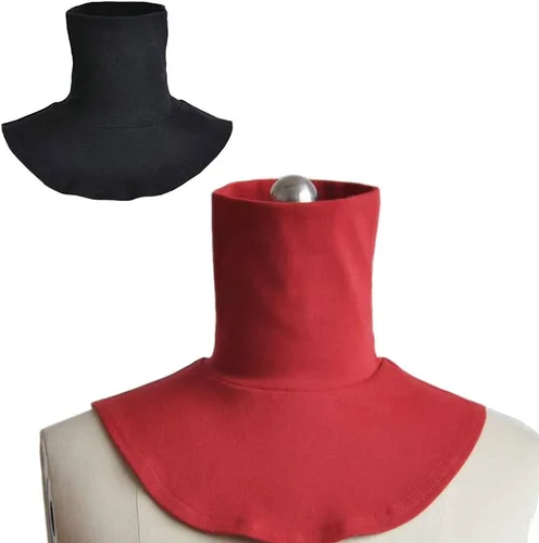 Vista 3 de Joyci Collar de cuello alto de moda unisex de algodón simple Dickey