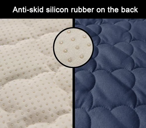 Vista 4 de CHHKON Funda impermeable y antideslizante para sillón reclinable que se mantiene en su lugar, cubierta de sofá para perros, protector de muebles