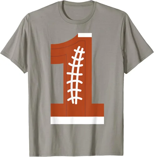 Vista 27 de 1st Birthday Football Ball Boys Camiseta de regalo de 1 año Negro