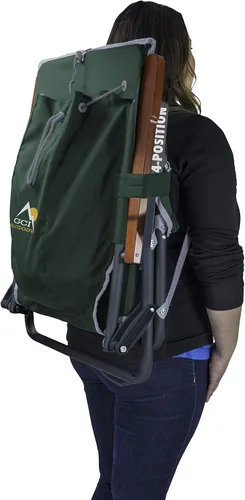 Vista 5 de GCI Outdoor Wilderness - Mochila portátil reclinable para exteriores