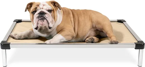 Vista 13 de K9 Ballistics Cama Cot Elevada de Enfriamiento para Exteriores a Prueba de Masticación para Perros Pequeños y Cachorros - Prácticamente