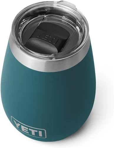 Vista 9 de YETI Rambler - Vaso de vino de 10 onzas, aislado al vacío, de acero inoxidable con tapa MagSlider, color azul marino