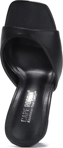 Vista 7 de Cape Robbin Lithe - Tacones altos sexys para mujer zapatos de tacón cuadrado con punta abierta