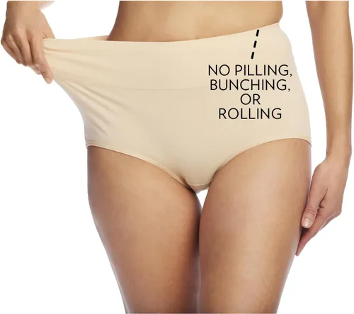 Vista 4 de Comfort Choice - Calzones de algodón y elastano para mujer, talla grande