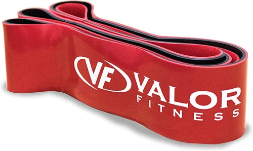 Vista 9 de Valor Fitness Bandas de resistencia PRB para dominadas, prensas de banco, sentadillas, peso muerto y más, tallas XS-XXL