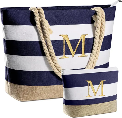 Vista 103 de YOOLIFE Bolsas de playa para mujer, bolsa de lona de viaje, bolsa impermeable para piscina, artículos esenciales de viaje, regalos para mujeres