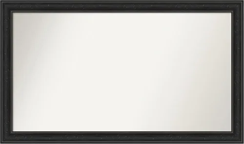 Vista 139 de Amanti Art Espejo personalizado, gran espejo de baño estrecho, espejo de pared o espejo de tocador de baño sobre el fregadero (24 x 24 pulgadas)