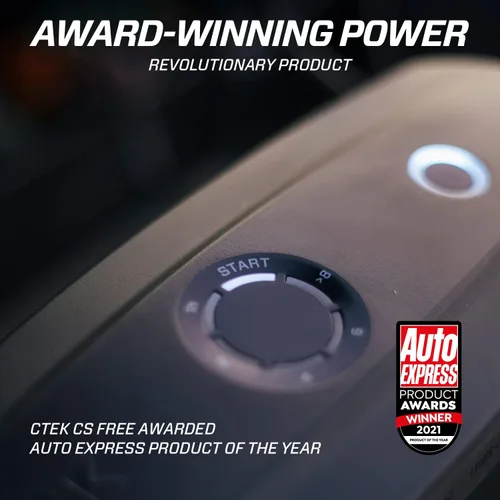 Vista 10 de CTEK CS Free®, cargador de batería portátil de 12 V, cargador 4 en 1 con cargador de batería de alta tecnología, para automóvil, teléfono