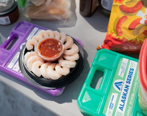 Vista 8 de Arctic Ice Bolsa de hielo reutilizable de larga duración de la serie Alaskan, se congela a 32 ° Fahrenheit, mantiene los alimentos y bebidas frescos