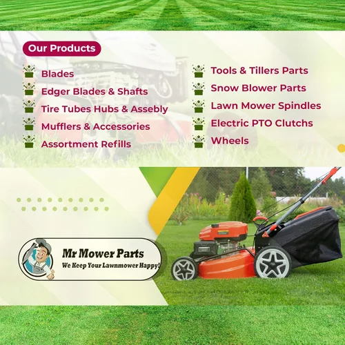 Vista 6 de Mr Mower Parts Neumático 23X1050X12 (23X10.50X12) Turf Saver Tread 4 Ply Tubeless Carlisle 511121