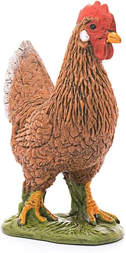 Vista 2 de Schleich Farm World, juguetes realistas de animales de granja para niños y niños pequeños, figura de gallina, a partir de 3 años