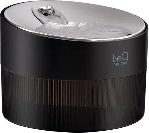 Vista 8 de beQ Fuente de agua para gatos, dispensador de agua ultra silencioso para mascotas, sin BPA, nivel de agua visible, adecuado para gatos, perros