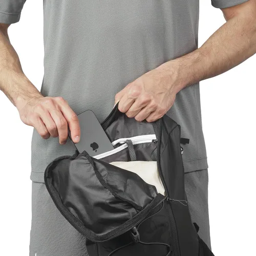 Vista 2 de Salomon Unisex Agile 12 Set, Hydration & Storage Vest with 500ml Flasks Included Negro