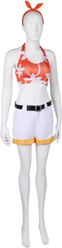 Vista 3 de Disfraz de capa de cosplay de Yuffie Kisaragi para Halloween FF7 Moogle