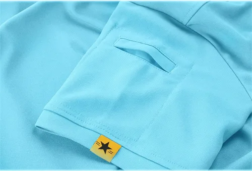 Vista 4 de GEEK LIGHTING Camisa polo de manga corta para niños, uniformes escolares, camiseta para niños y adolescentes de 6 a 16 años