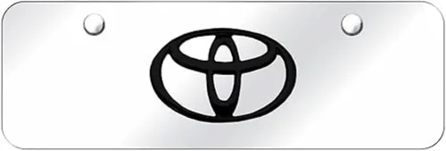 Vista 17 de Au-TOMOTIVE GOLD INC. Placa de matrícula oficial de Toyota (negro)