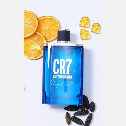 Vista 2 de Cristiano Ronaldo - CR7 Play It Cool - Eau de Toilette Spray para hombre - Fragancia fresca picante y aromática con notas de bergamota, cardamomo
