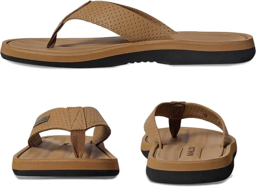 Vista 3 de MALIDA Chanclas antideslizantes para hombre para baño, ducha, impermeables, de espuma amortiguada, para interiores y exteriores, sandalias de tanga