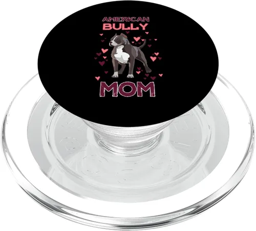 Vista 7 de American Bully Mom American Bully Amante para Propietario PopSockets Swappable PopGrip
