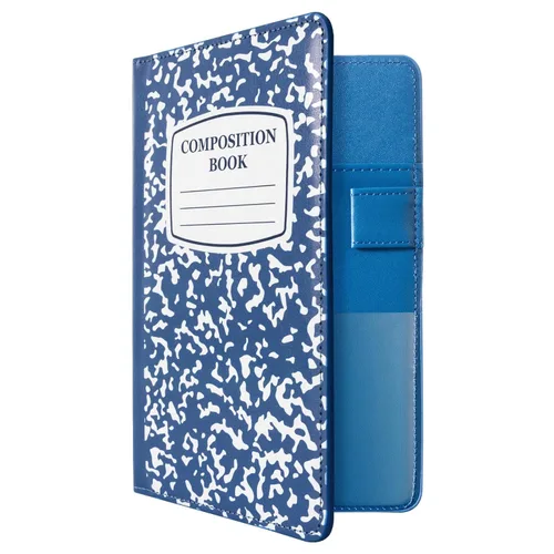 Vista 28 de CoBak Libreta para servidores de alta calidad: organizador de cartera de camarero de 5.12 x 7.91 pulgadas en piel auténtica, con 8 bolsillos