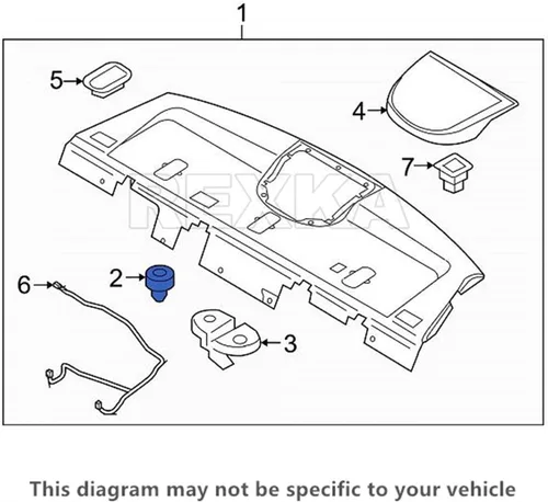 Vista 7 de Rexka 10 piezas de 0.315 in de orificio para puerta de panel de retención de clip de sujeción compatible con Hyundai Kia 82315-38000