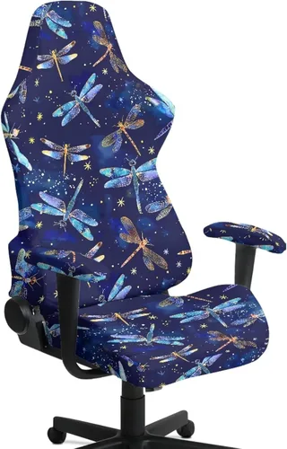 Vista 18 de Fundas para silla de videojuegos de 250 aniversario, 4 piezas, cómodas, ergonómicas, para oficina, fundas giratorias de poliéster, decoración