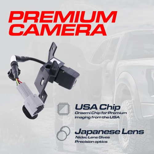 Vista 4 de Master Tailgaters Repuesto para cámara de respaldo Nissan Frontier (2013-2021), pieza OE # 28442-9BF3A, 28442-9BF2A, 28442-9BF0A